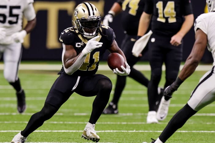 New Orleans Saints running back Alvin Kamara